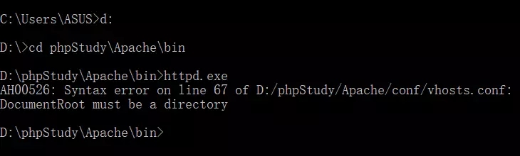 phpstudy apache ޷